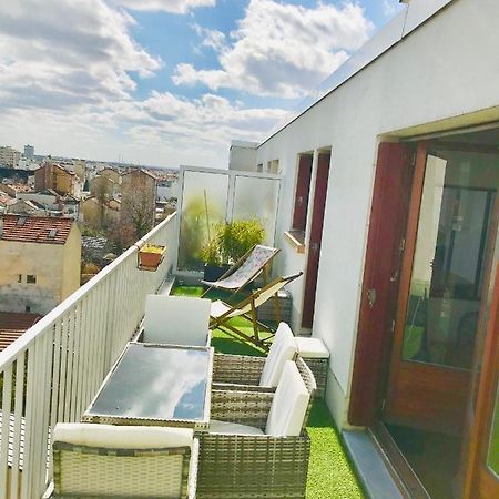 Superior Apartment - Last Floor With Nice View - Next To Metro Croix De Chavaux Line 9 Монтрей Екстер'єр фото
